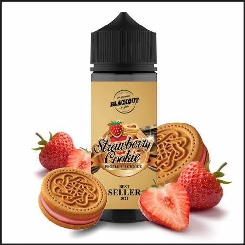 BLACKOUT STRAWBERRY COOKIE SHOT 120ML